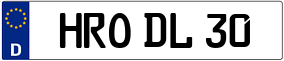 Truck License Plate